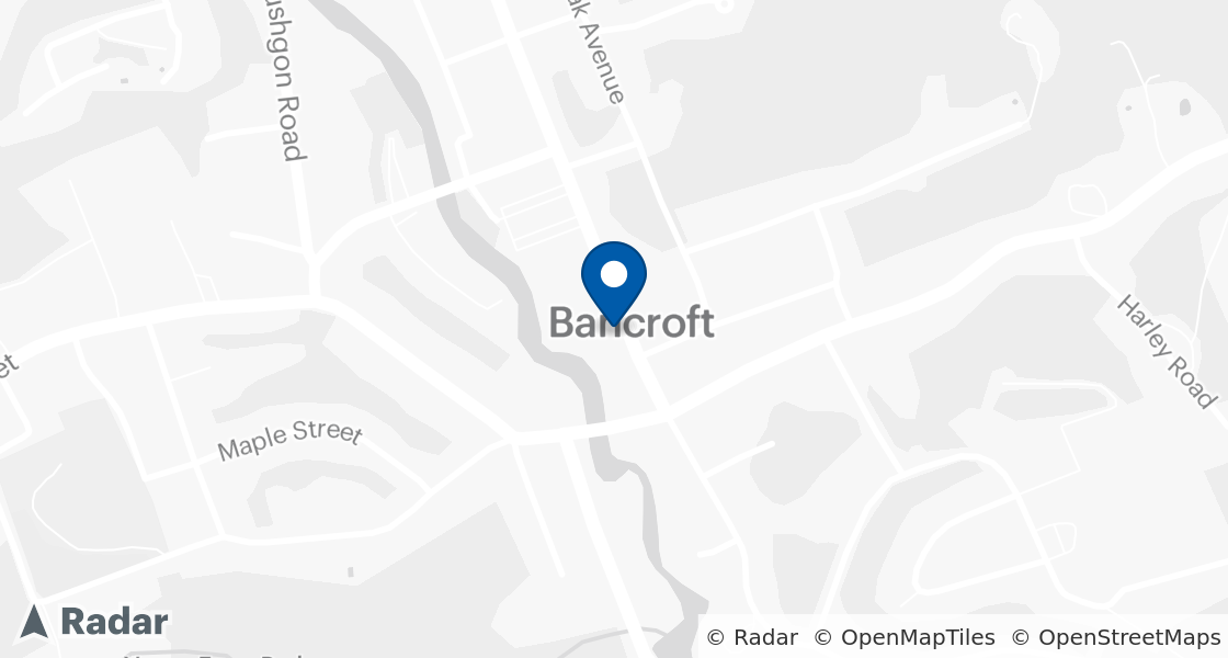 Carte de l'emplacement de Dairy Queen:: 30 Hastings St N, Bancroft, ON, K0L 1C0
